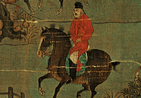 唐 李昭道 明皇幸蜀纸本55.9X81