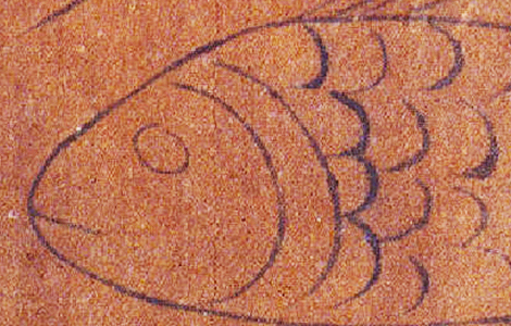 战国 人物御龙帛画 37.5x28 湖南省博物馆藏 历代国画 第5张
