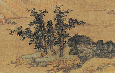 元 商琦 春山图卷绢本 39.6X217 历代国画 第2张