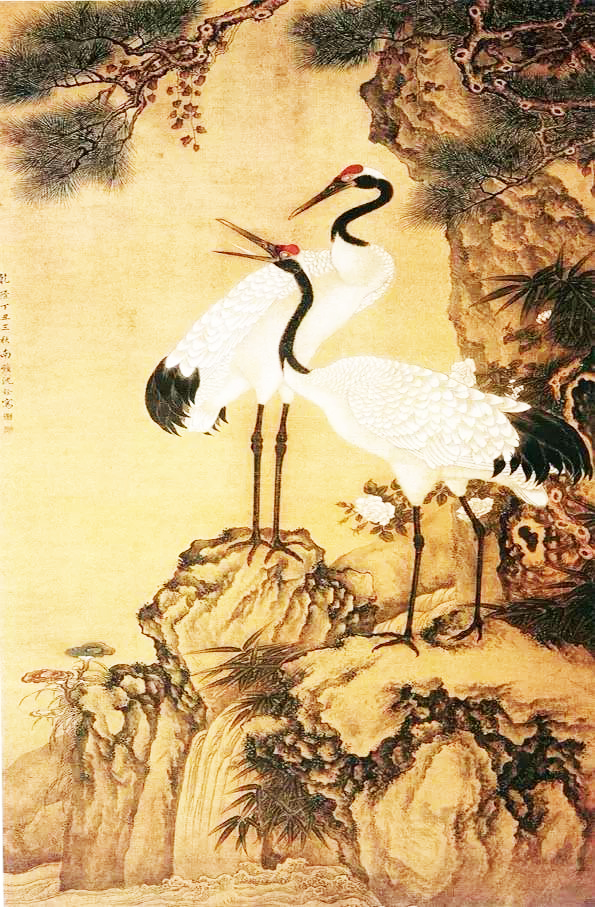 历代画家笔下的吉祥之鸟—鹤 历代国画 第12张