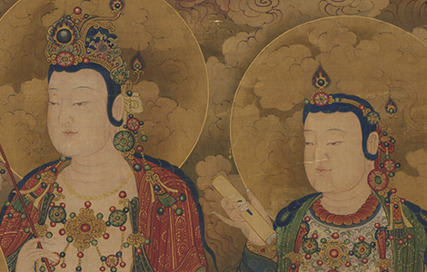 《等觉位十地菩萨像》 明代宫廷水陆画 美国克利夫兰美术馆 历代国画 第5张