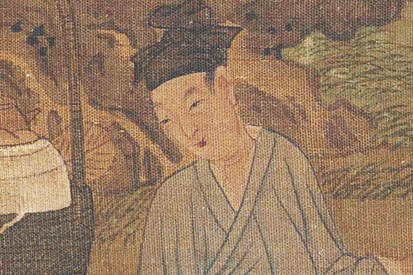 五代南唐 李昪 货郎图页24x59故宫博物院