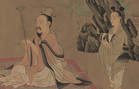 唐 孙位 高逸图全卷（竹林七贤图36x137） 绢45.8X168.7 历代国画 第2张