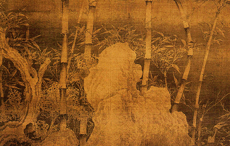 五代 徐熙·雪竹图38x25 历代国画 第3张