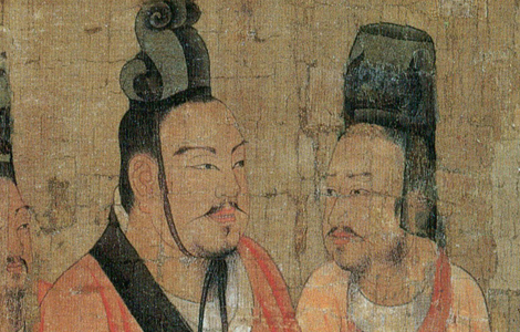 唐 阎立本 历代帝王图卷 美國波士頓藝術博物館 長卷 絹本 設色 历代国画 第1张
