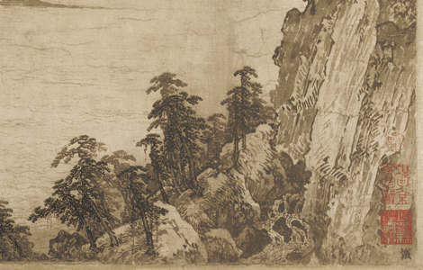 金 武元直(传)赤壁图纸本53x138