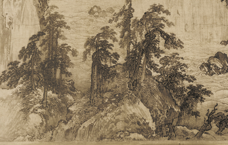 金 武元直(传)赤壁图纸本53x138