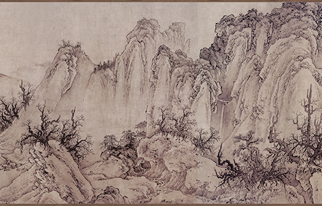 金 佚名 太古遗民 江山行旅图38.42x417