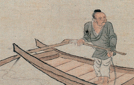 明仇英《赤壁图卷》赏析 历代国画 第6张