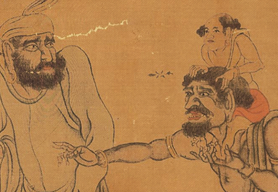 唐 阎立本 职贡图 绢本61.5x191.5台北故宫 历代国画 第7张