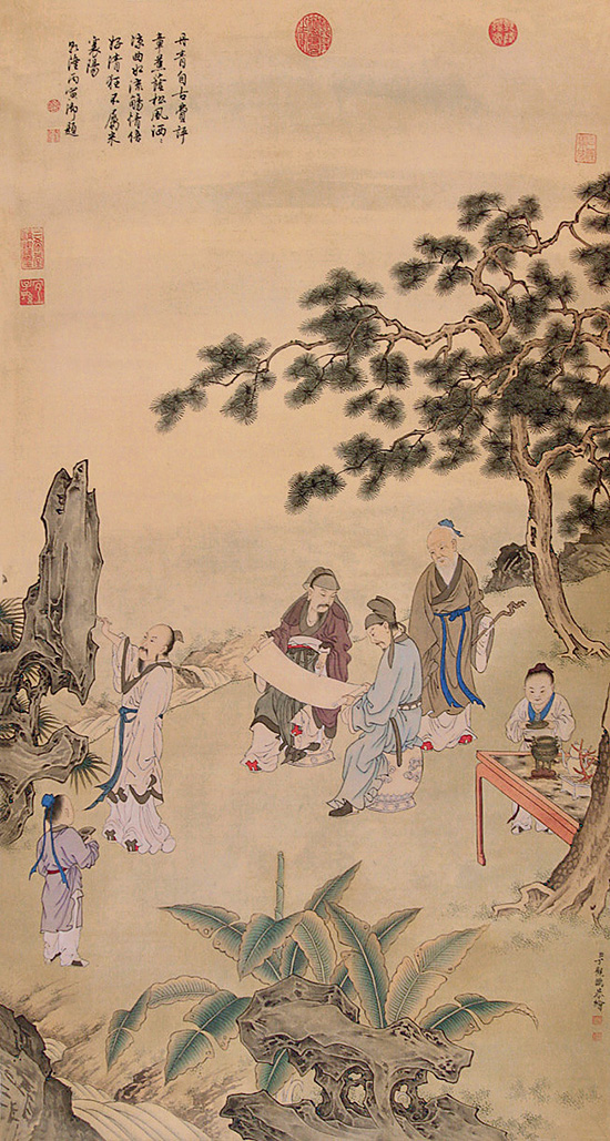清 丁观鹏：宫廷画坛的璀璨之星 乾隆御用画家 与郎世宁齐名 名人名家 第1张