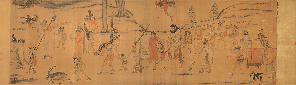 唐 阎立本 职贡图 绢本61.5x191.5台北故宫 历代国画 第9张