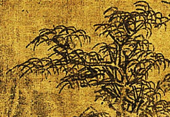 五代 关仝 秋山晚翠图 绢本