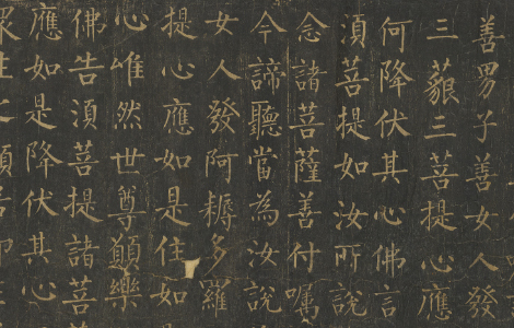 金刚般若波罗蜜经.唐柳公权书.拓本卷轴.法国国家图书馆藏.65500x1688像素.唐拓本 历代书法 第3张