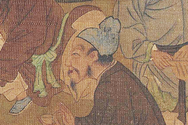 五代南唐 李昪 货郎图页24x59故宫博物院