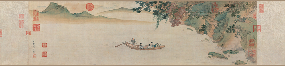 明仇英《赤壁图卷》赏析 历代国画 第6张