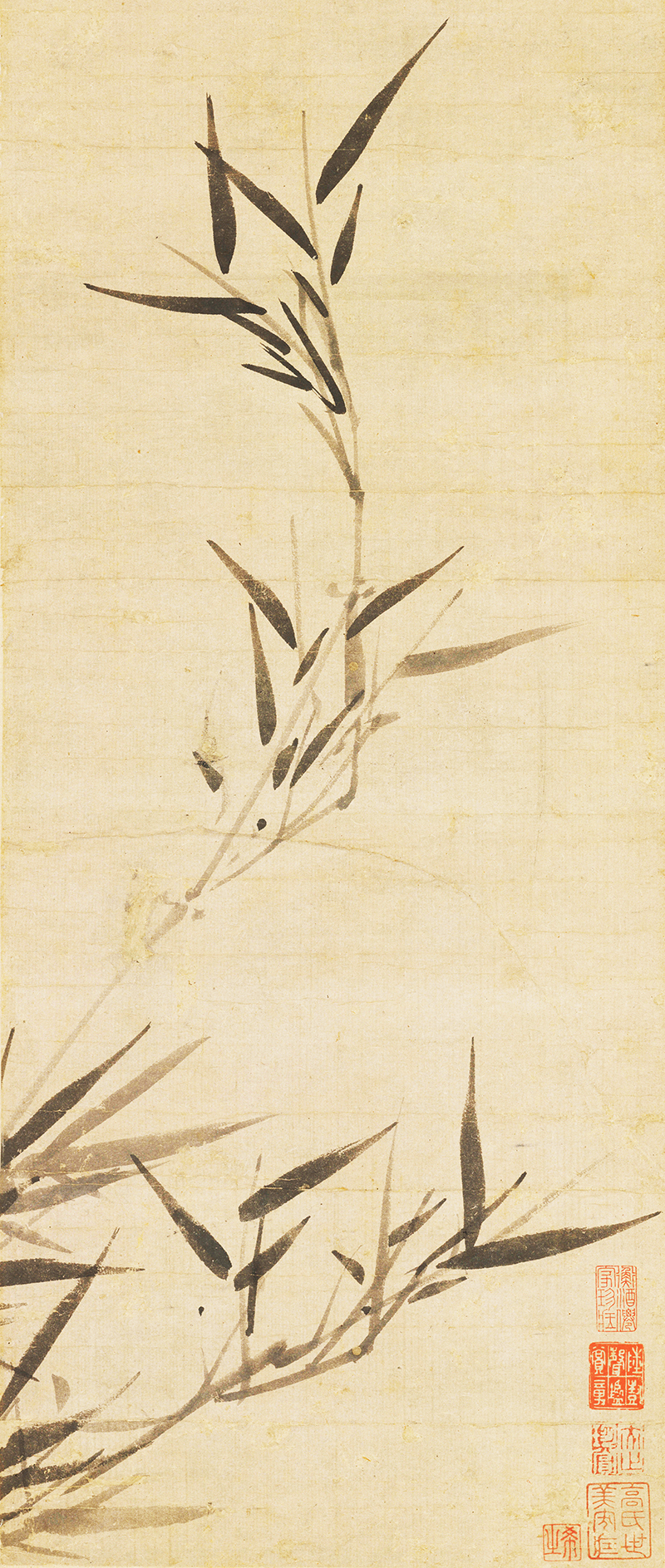 元代画家笔下的“四君子”之一:竹 元代画家笔下的“四君子”之一:竹