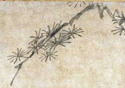 一幅画，两个怪和尚的笑，藏着啥门道？《寒山拾得图》 历代国画 第4张