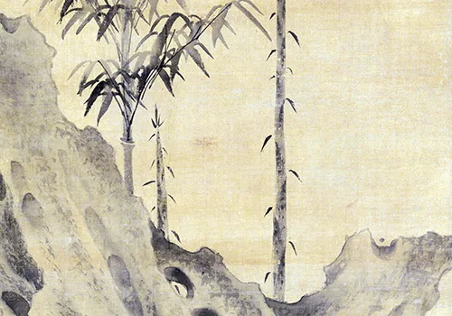 《竹石图》：从元末战火中闯出的丹青传奇 历代国画 第4张