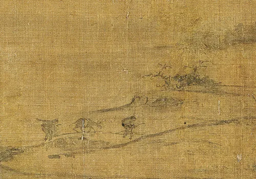 千年古画里的 “秋日私语”：看北宋画家如何用 “蟹爪树枝” 画出深秋孤寂与人生哲思 历代国画 第3张