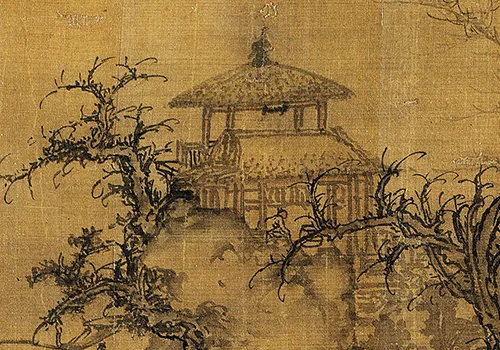 千年古画里的 “秋日私语”：看北宋画家如何用 “蟹爪树枝” 画出深秋孤寂与人生哲思 历代国画 第5张