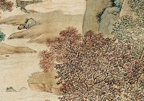 尺素藏兵气,钓竿寄远心 —— 一幅古画里的湘军沉浮录 《枫溪垂钓图》 历代国画 第5张-墨韵书香