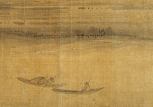 千年古画里的 “秋日私语”：看北宋画家如何用 “蟹爪树枝” 画出深秋孤寂与人生哲思 历代国画 第2张
