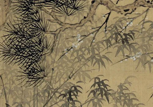 清 徐冈《三星图》清朝这幅画原来在偷偷送祝福 历代国画 第4张