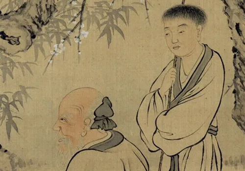 清 徐冈《三星图》清朝这幅画原来在偷偷送祝福 历代国画 第3张