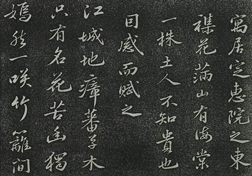 东坡先生的海棠心事：被贬后，我把孤独说给花儿听 《定惠院海棠诗卷》 历代书法 第3张