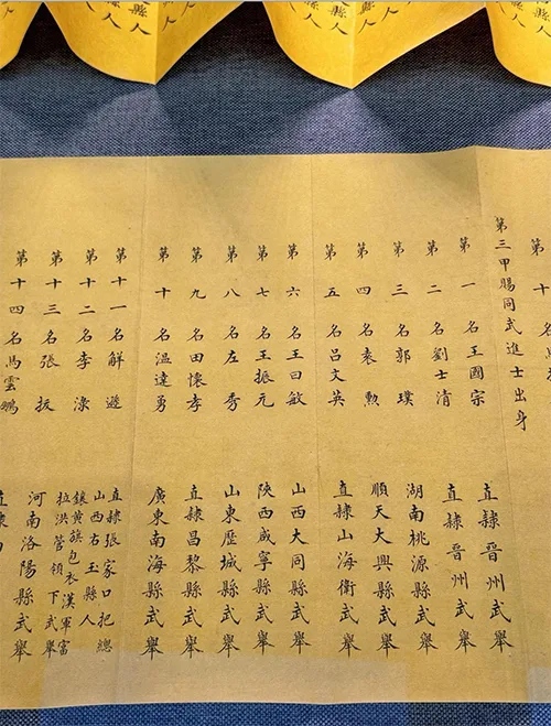穿越乾隆年,围观金榜揭榜 “金榜题名”的金榜你见过吗? 书画知识 第3张-墨韵书香