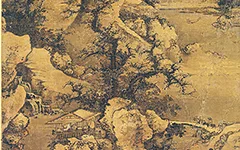 《雪山行旅图》：元代冷门大师笔下的风雪千年 历代国画 第1张