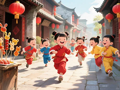 古代小孩咋过“六一儿童节“？看完古籍记载我酸了！ 书画知识 第2张