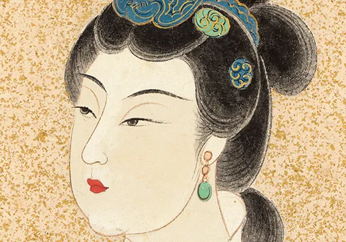 张大千笔下的蟠桃之谜：是祝寿还是时代隐喻？画中仕女竟来自敦煌菩萨！ 历代国画 第2张