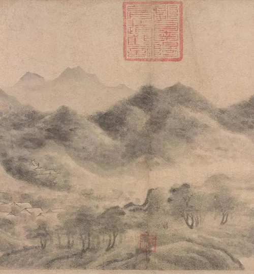 米点山水的艺术价值几何，鲁迅为什么会坚决否定米点山水？ 书画知识 第4张