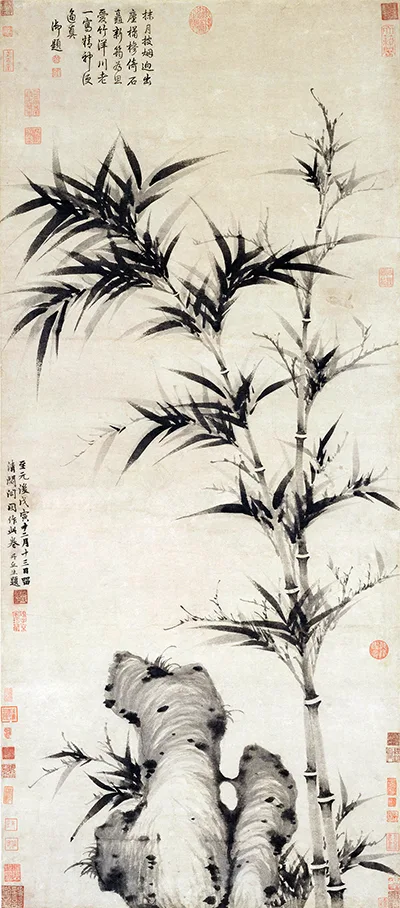 乾隆盖章认证的 “竹界顶流”：这棵 600 岁的竹子凭啥火？ 历代国画 第8张
