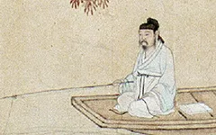 尺素藏兵气,钓竿寄远心 —— 一幅古画里的湘军沉浮录 《枫溪垂钓图》 历代国画 第1张-墨韵书香