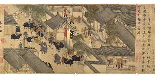 胡笳十八拍文姬归汉图 历代国画 第3张
