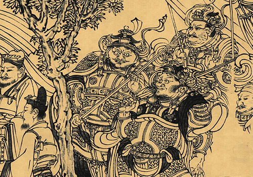 电影《封神榜》中魔家四将造型灵感之源：《八十七神仙卷》的古风韵味 书画知识 第12张