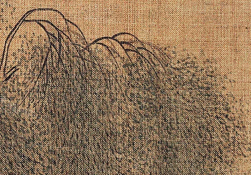南宋 赵伯驹《莲舟新月图》 历代国画 第7张-墨韵书香