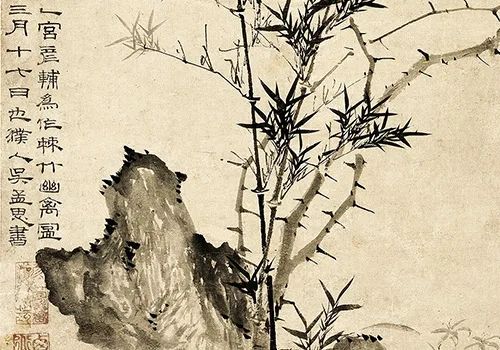 解锁《棘竹幽禽图》:元代艺术殿堂里的隐秘瑰宝 历代国画 第5张-墨韵书香