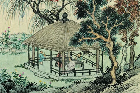 一幅画，道尽明代文人的秋日雅趣：《盆菊幽赏图卷》的细腻描摹 历代国画 第7张