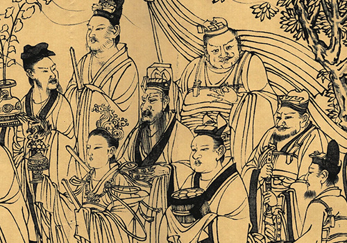 电影《封神榜》中魔家四将造型灵感之源：《八十七神仙卷》的古风韵味 书画知识 第13张