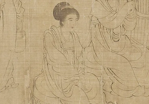 穿越千年,走进周文矩《宫中图》的宫廷生活场景 历代国画 第9张-墨韵书香