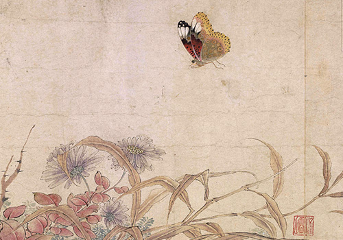 北宋赵昌《写生蛱蝶图》赏析 “写生花鸟画的典范” 历代国画 第5张