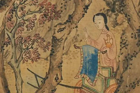 从《莺莺传》到《西厢记》：仇英笔下的爱情传奇 历代国画 第5张