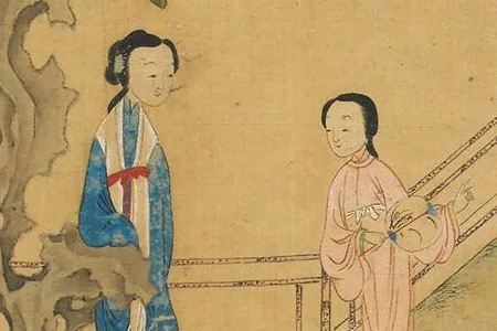从《莺莺传》到《西厢记》：仇英笔下的爱情传奇 历代国画 第8张