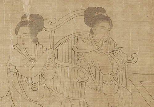 穿越千年,走进周文矩《宫中图》的宫廷生活场景 历代国画 第8张-墨韵书香