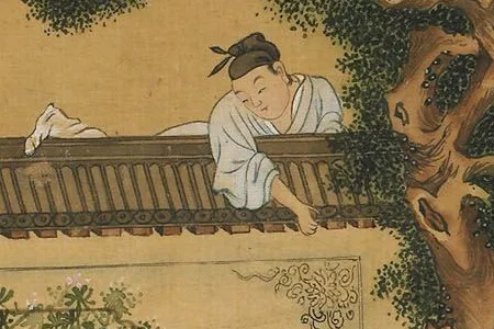 从《莺莺传》到《西厢记》：仇英笔下的爱情传奇 历代国画 第2张
