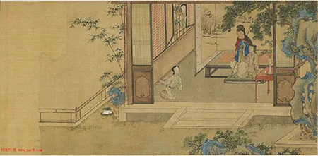 从《莺莺传》到《西厢记》：仇英笔下的爱情传奇 历代国画 第16张